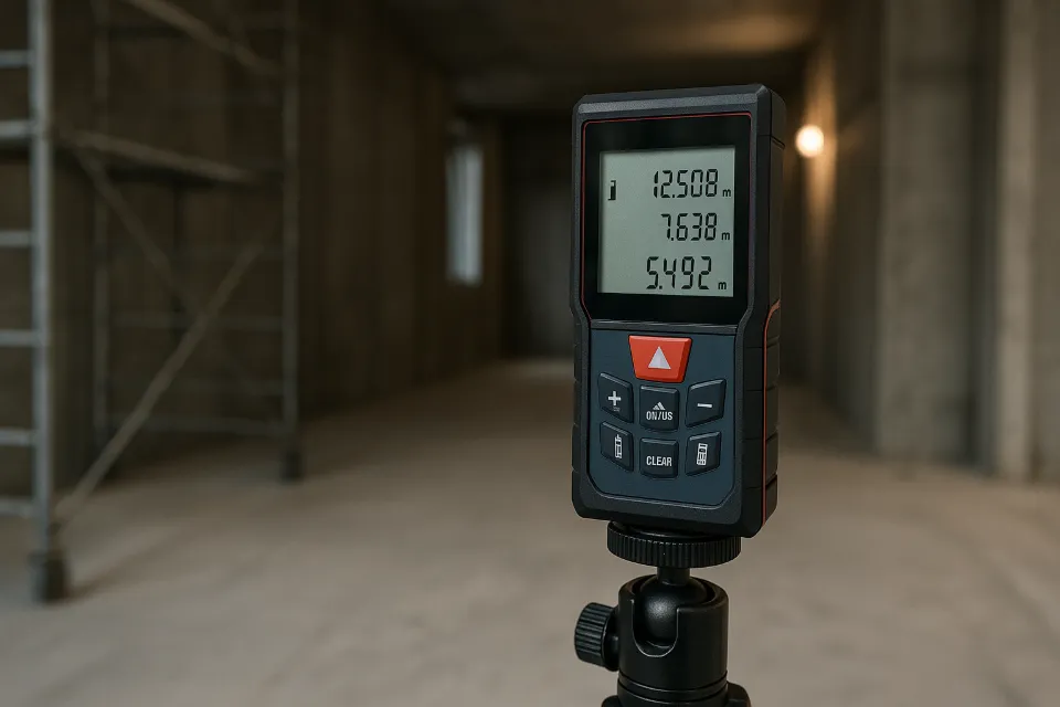 Misuratore laser per rilievi ambientali interni